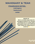 Mahogany and Teak Scented Incense