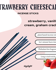 Strawberry Cheesecake Scented Incense Sticks
