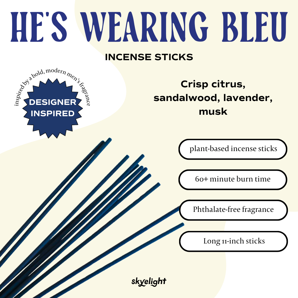 He&#39;s Wearing Bleu Incense Sticks
