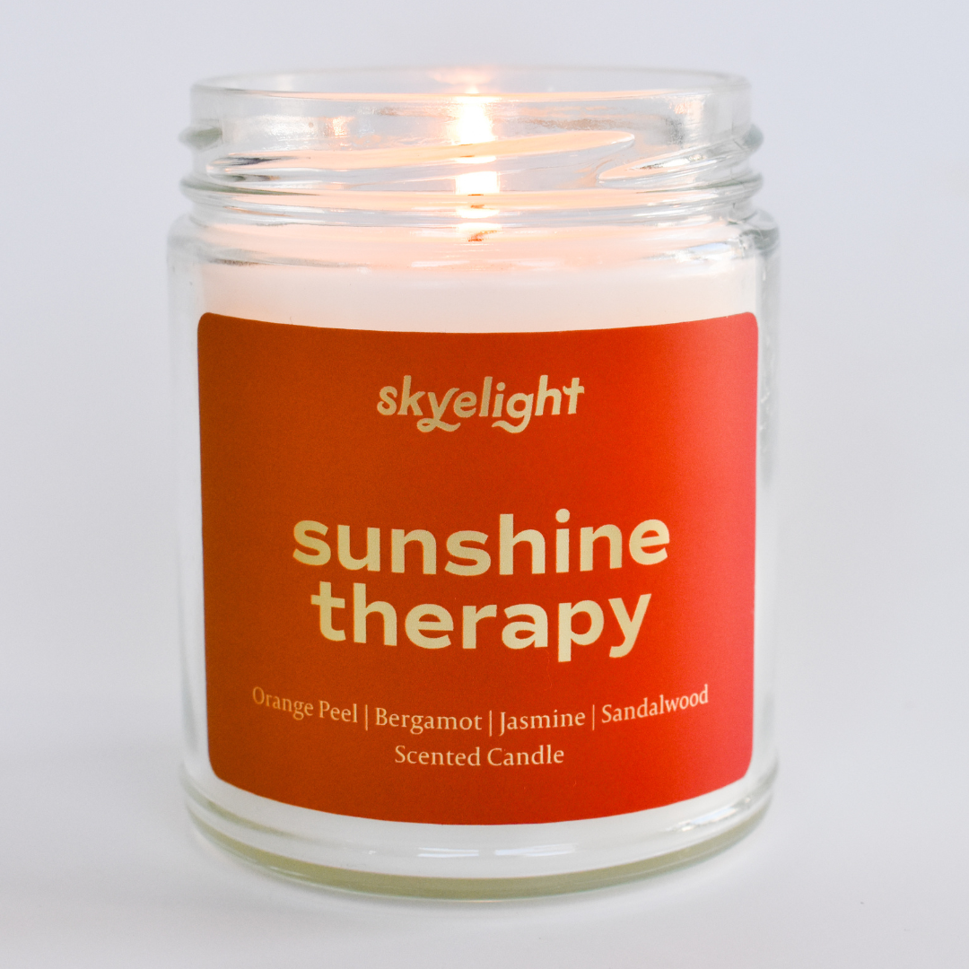 Sunshine Therapy Candle - Orange Peel, Bergamot | 7.2oz