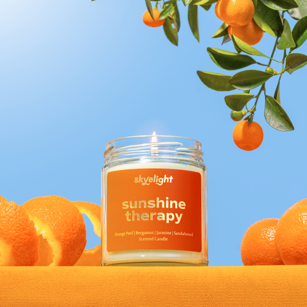 Sunshine Therapy Candle - Orange Peel, Bergamot | 7.2oz