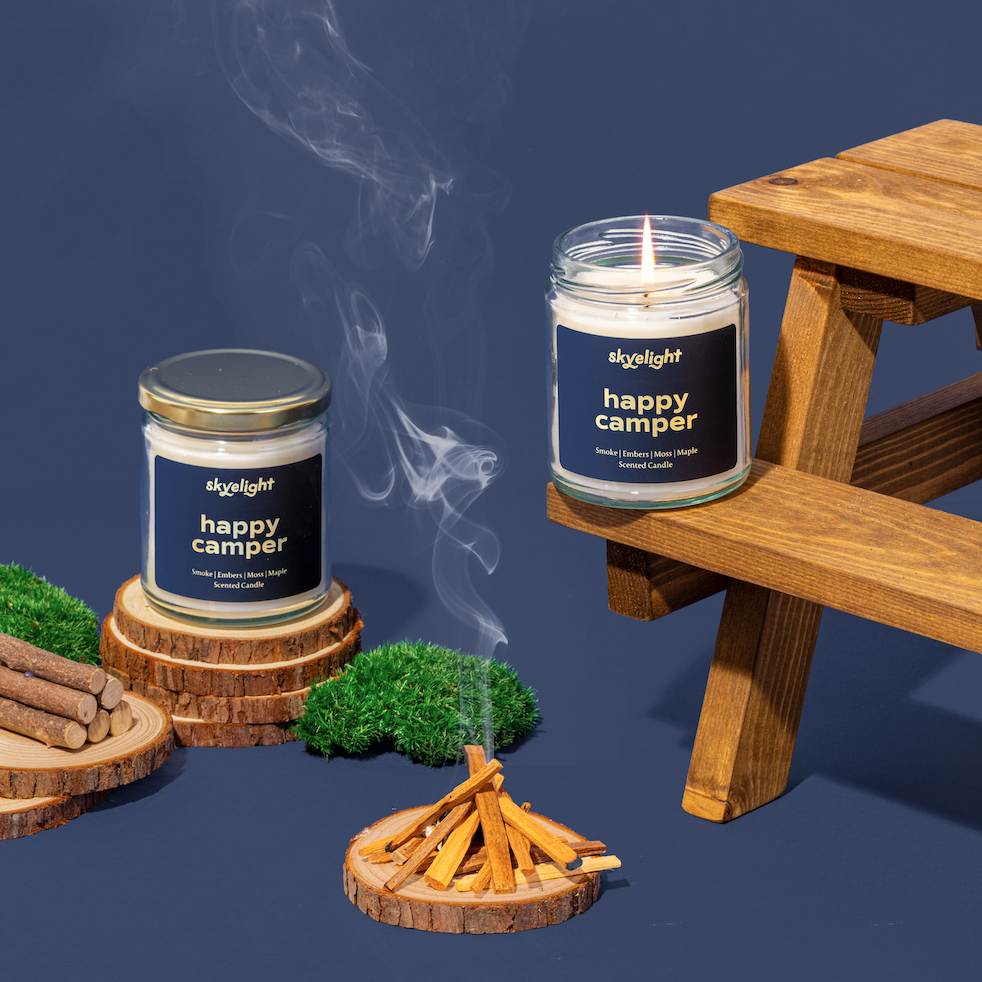 Happy Camper Candle- Campfire 7.2oz