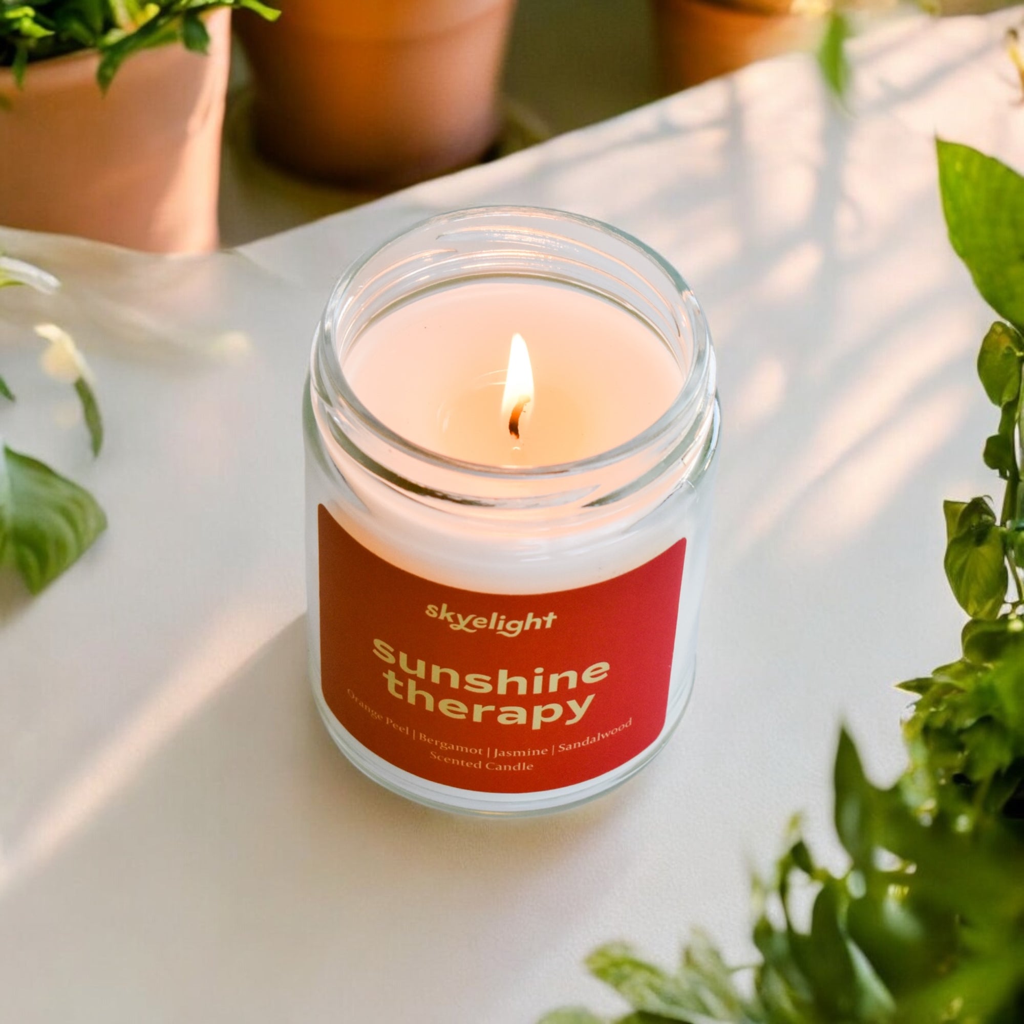Sunshine Therapy Candle - Orange Peel, Bergamot | 7.2oz