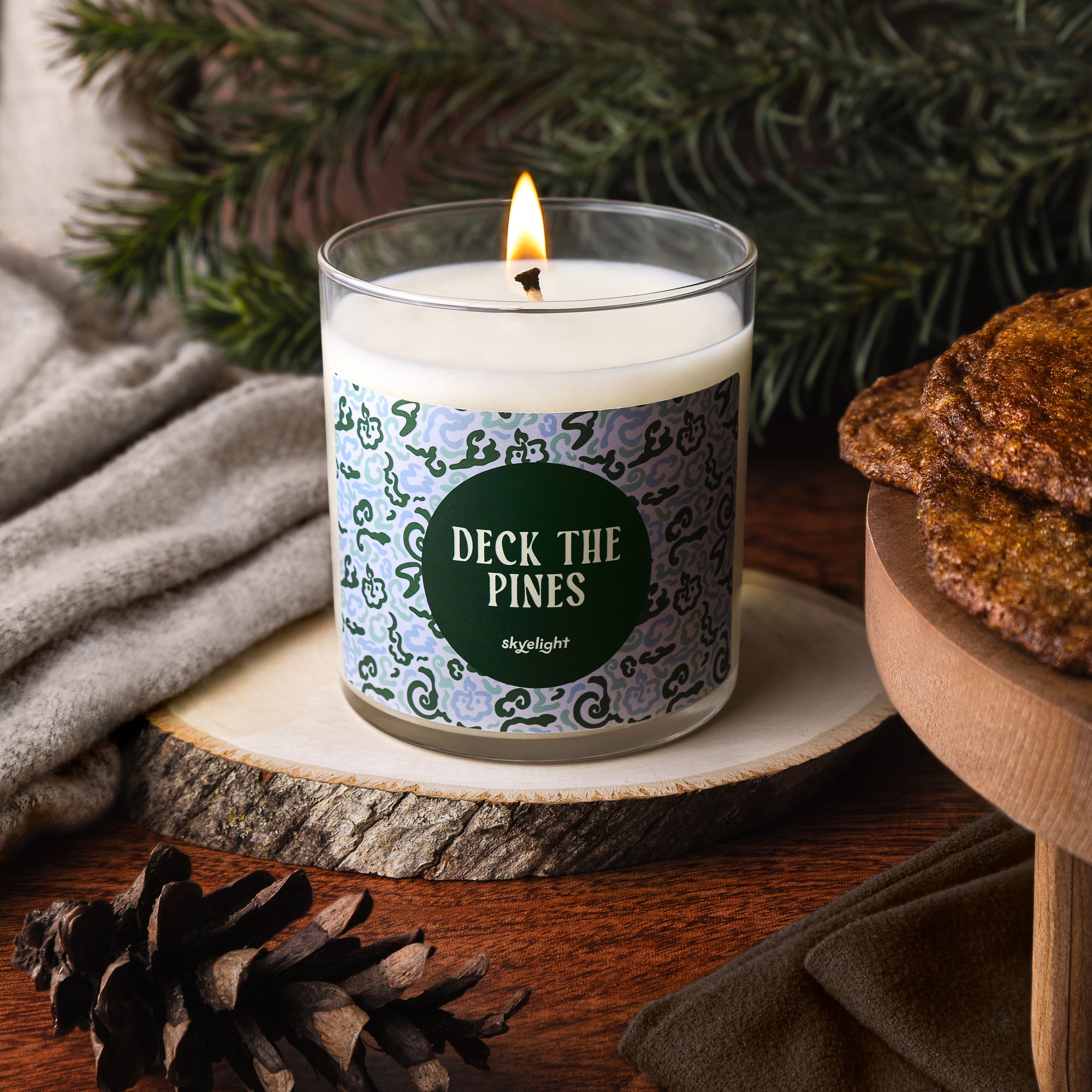 Deck The Pines- Christmas Tree Candle